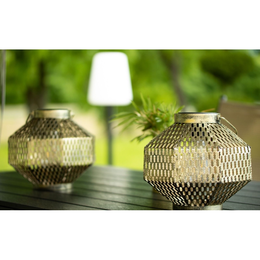 LED Päikesepaneeliga valgusti LAURA 1xE27/1,2V 300 mAh IP44
