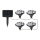 LED Päikesepaneeliga valgusti LED/0,14W/2V 600 mAh IP44 tlapky