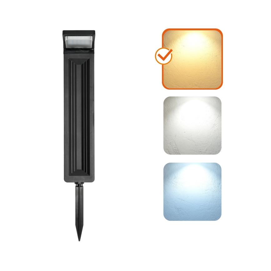 LED Päikesepaneeliga valgusti LED/0,2W/3,7V 6500K IP44 2200 mAh