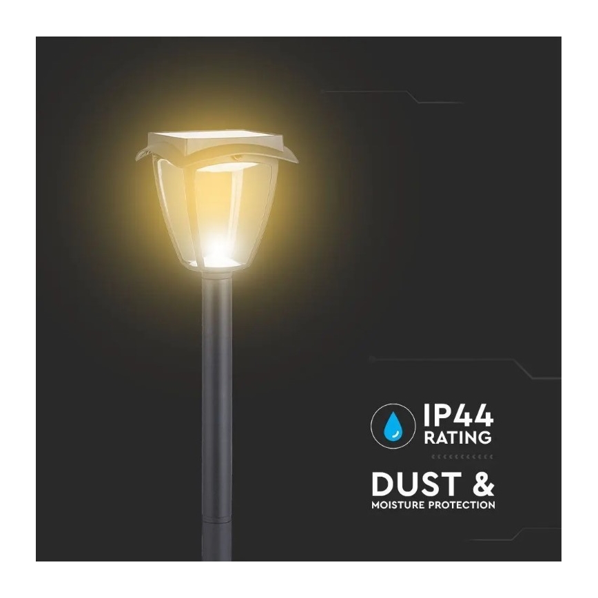 LED Päikesepaneeliga valgusti LED/2W/230V 93 cm 3000/6000K IP65