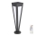 LED Päikesepaneeliga valgusti LED/2W/3,7V IP65 3000K 2600 mAh must + kaugjuhtimispult
