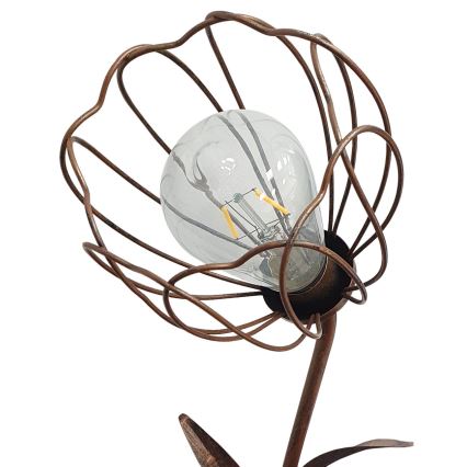 LED Päikesepaneeliga valgusti LILLY 1xE27/1,2V IP44
