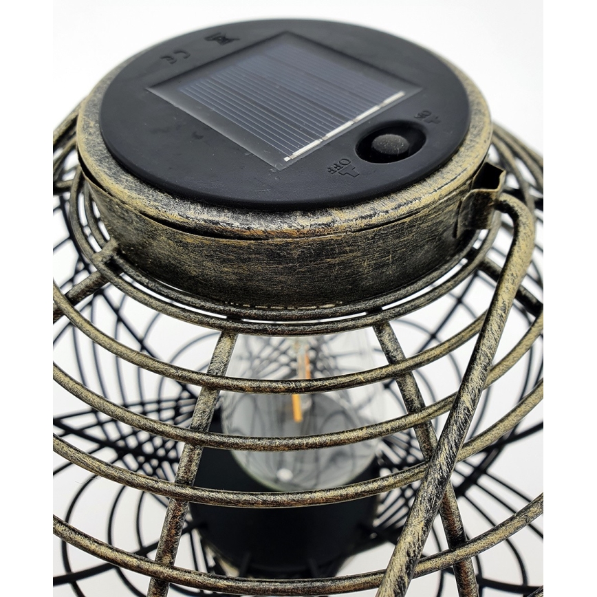 LED Päikesepaneeliga valgusti LUISA 1xE27/1,2V 600 mAh IP44