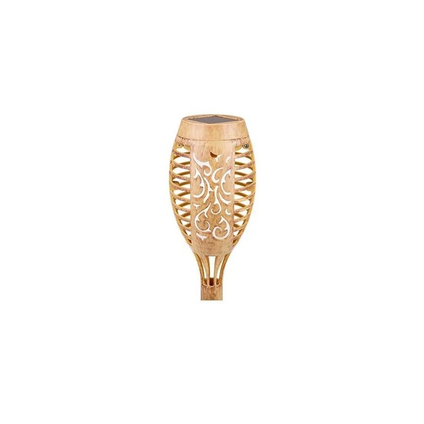LED Päikesepaneeliga valgusti MINISPARK BAMBOO LED/1,8W/5,5V IP44 beež