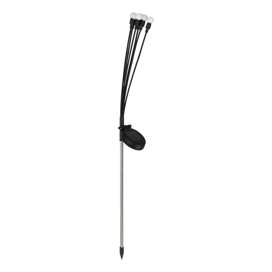 LED Päikesepaneeliga valgusti MULTI LED/0,06W/1,2V 150 mAh IP44 must