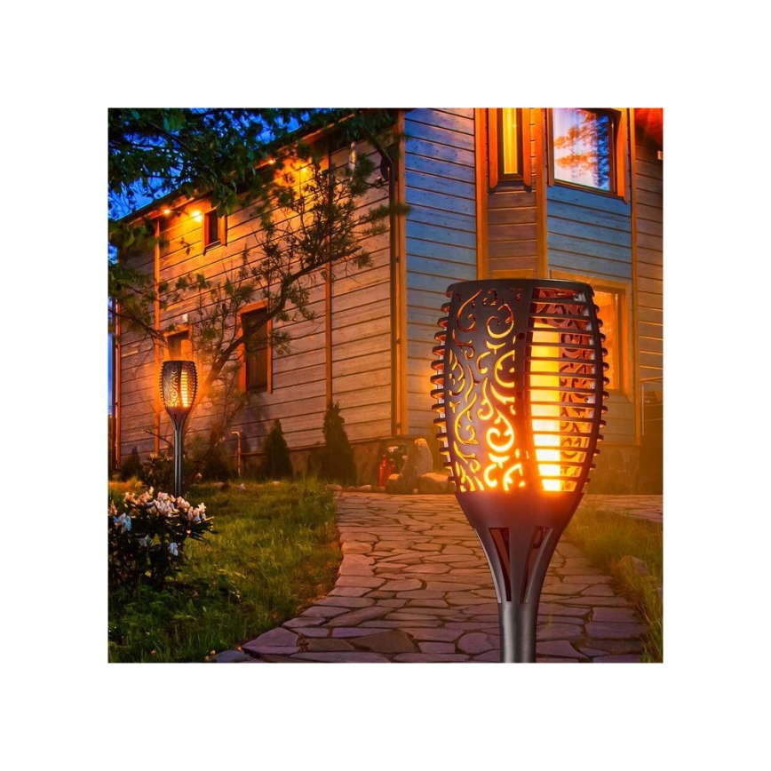 LED Päikesepaneeliga valgusti videvikuanduriga LED/1,2W/1,2V 600 mAh IP44