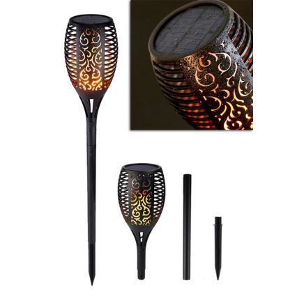 LED Päikesepaneeliga valgusti videvikuanduriga LED/1,2W/1,2V 600 mAh IP44