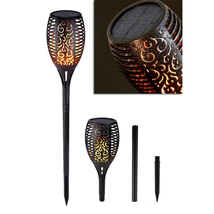 LED Päikesepaneeliga valgusti videvikuanduriga LED/1,2W/1,2V 600 mAh IP44