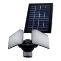 LED Päikesepaneeliga väli prožektor anduriga LED/20W/5,5V 2400 mAh IP44