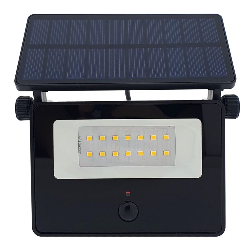 LED Päikesepaneeliga väli prožektor anduriga LED/2W/3,7V 4200K 1800 mAh IP44