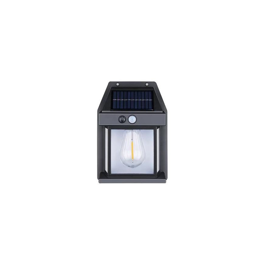 LED Päikesepaneeliga väli seinavalgusti anduriga LED/1W/230V 1200 mAh IP65