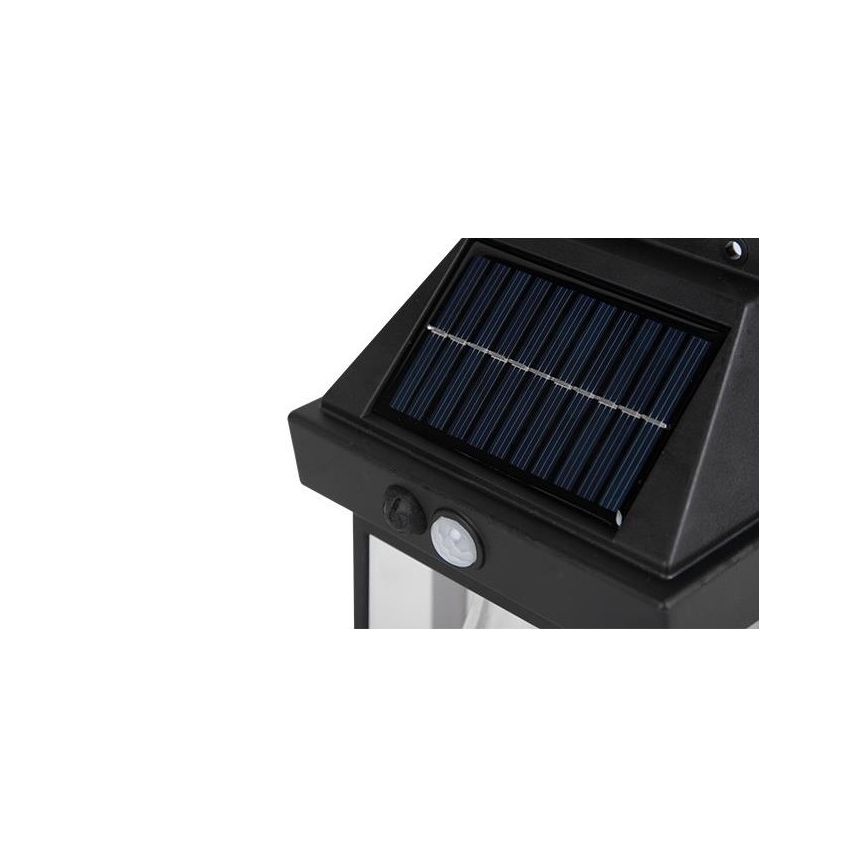 LED Päikesepaneeliga väli seinavalgusti anduriga LED/1W/230V 1200 mAh IP65