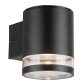 LED Päikesepaneeliga väli seinavalgusti anduriga LED/1W/3,7V 3000K IP54 must