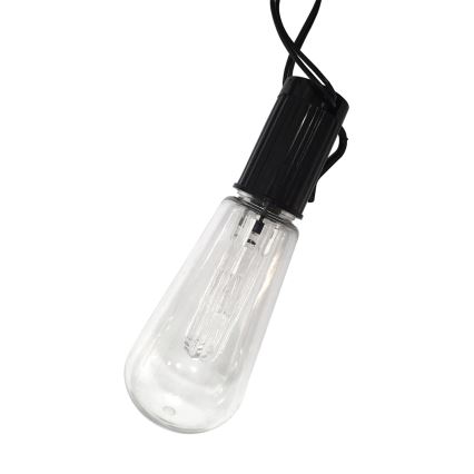 LED Päikesepaneeliga väli valguskett 10xLED/1,2V 300 mAh 2,2 m IP44