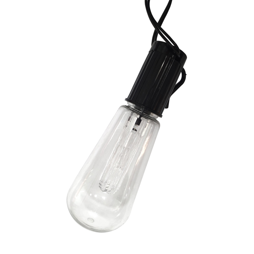 LED Päikesepaneeliga väli valguskett 10xLED/1,2V 300 mAh 2,2 m IP44