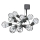 LED Päikesepaneeliga väli valguskett 10xLED/1,2V 300 mAh 3,8 m IP44