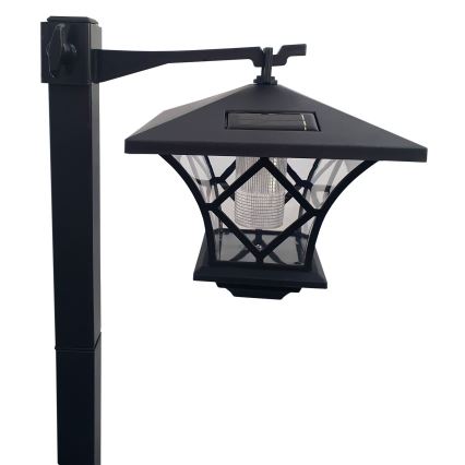 LED Päikesepaneeliga välilamp 3-ühes LED/1,2V IP44 must