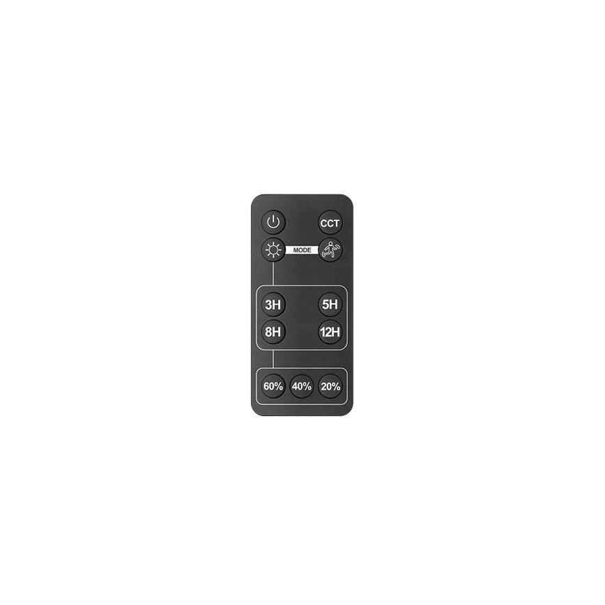 LED Päikesepaneeliga väliprožektor anduriga LED/30W/6,4V IP65 3000/4000K 6000 mAh + kaugjuhtimispult