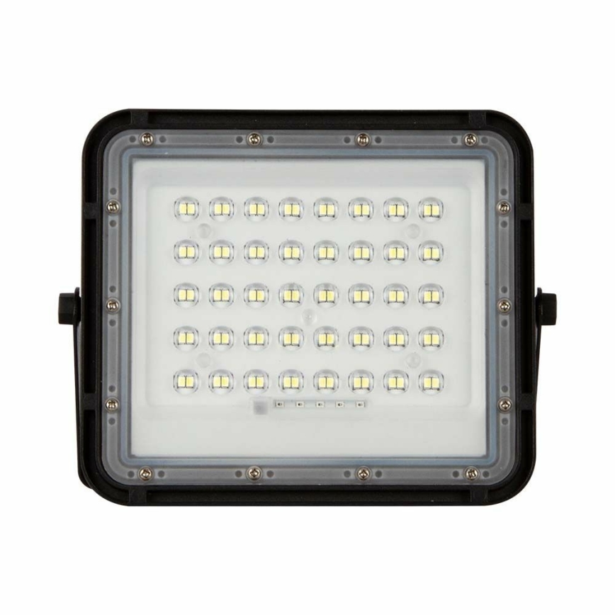 LED Väli Hämardatav päikesepaneeliga prožektor LED/10W/3,2V IP65 4000K 6000 mAh must + kaugjuhtimispult