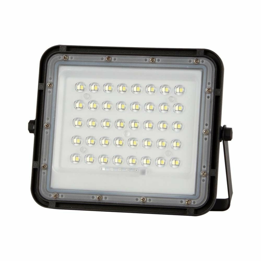 LED Väli Hämardatav päikesepaneeliga prožektor LED/10W/3,2V IP65 4000K 6000 mAh must + kaugjuhtimispult