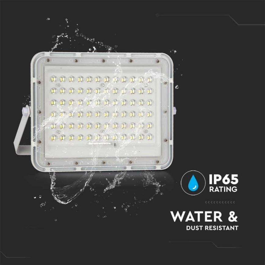 LED Väli Hämardatav päikesepaneeliga prožektor LED/15W/3,2V IP65 4000K 12000 mAh valge + kaugjuhtimispult