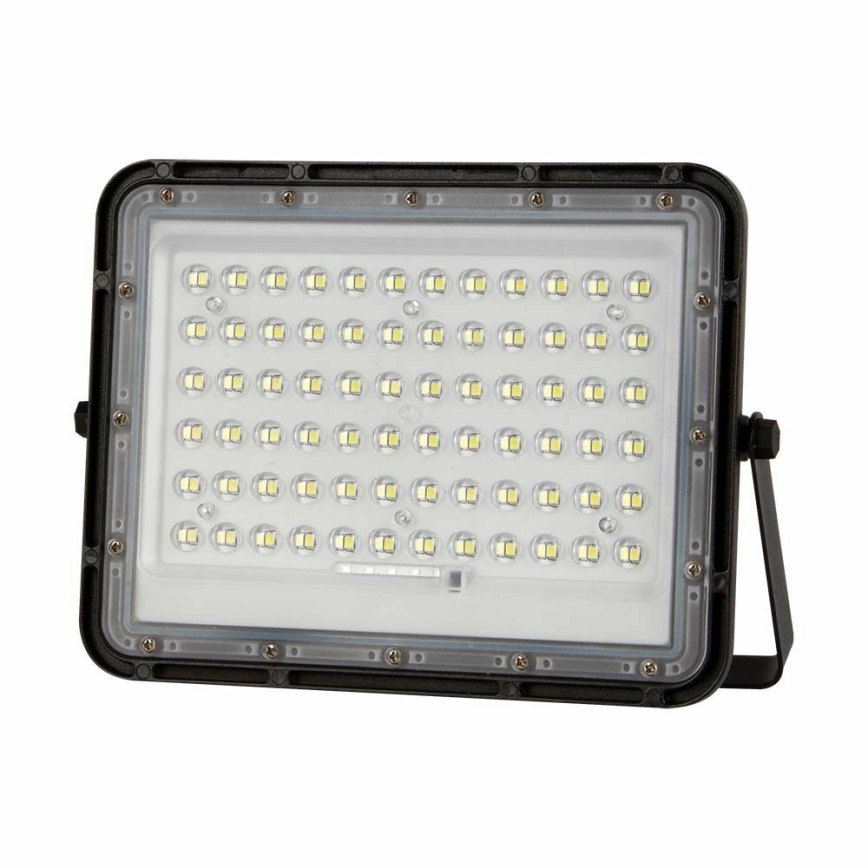 LED Väli Hämardatav päikesepaneeliga prožektor LED/15W/3,2V IP65 6400K 12000 mAh must + kaugjuhtimispult