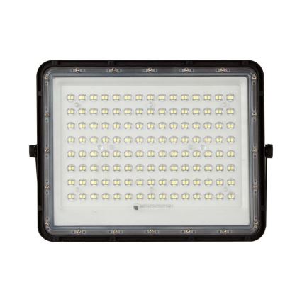LED Päikesepaneeliga väliprožektor LED/200W/3,2V 4000K must IP65 16000 mAh + kaugjuhtimispult