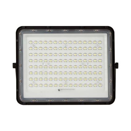 LED Päikesepaneeliga väliprožektor LED/200W/3,2V 4000K must IP65 + kaugjuhtimispult