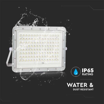 LED Päikesepaneeliga väliprožektor LED/20W/3,2V 4000K valge IP65 + kaugjuhtimispult