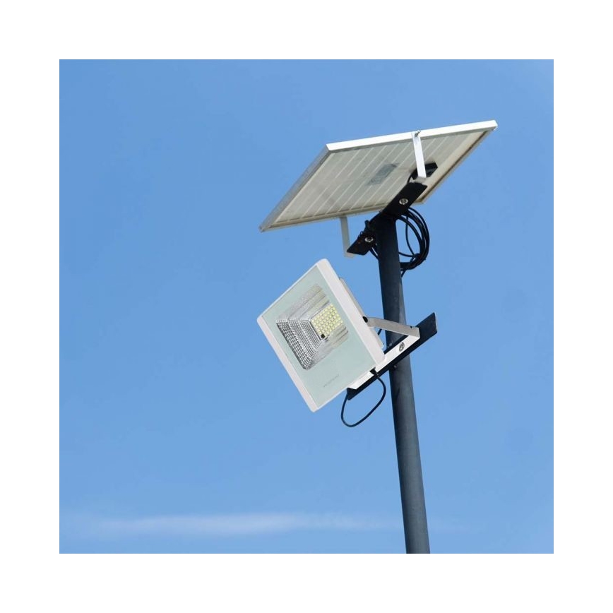 LED Päikesepaneeliga väliprožektor LED/20W/3,2V IP65 4000K + kaugjuhtimispult