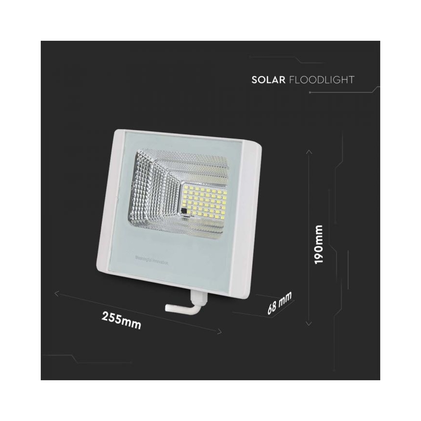 LED Päikesepaneeliga väliprožektor LED/20W/3,2V IP65 4000K + kaugjuhtimispult