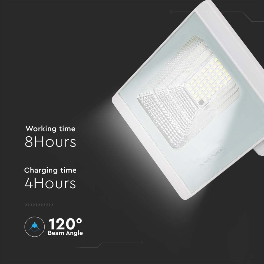 LED Päikesepaneeliga väliprožektor LED/20W/3,2V IP65 6400K + kaugjuhtimispult