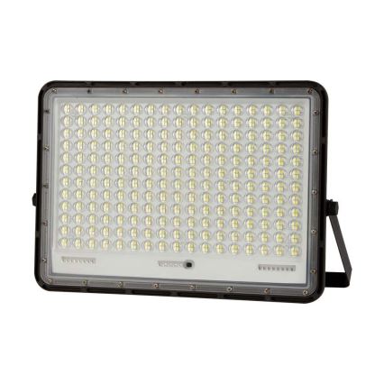 LED Päikesepaneeliga väliprožektor LED/30W/3,2V 4000K must IP65 + kaugjuhtimispult