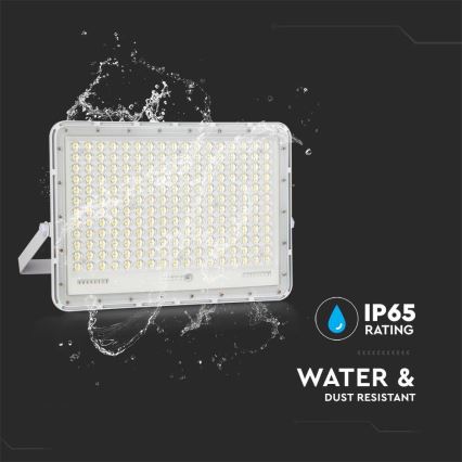 LED Päikesepaneeliga väliprožektor LED/30W/3,2V 4000K valge IP65 + kaugjuhtimispult