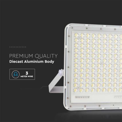 LED Päikesepaneeliga väliprožektor LED/30W/3,2V 4000K valge IP65 + kaugjuhtimispult