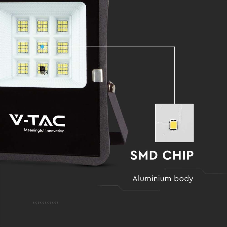 LED Päikesepaneeliga väliprožektor LED/6W/3,2V 4000K IP65 5000 mAh + kaugjuhtimispult