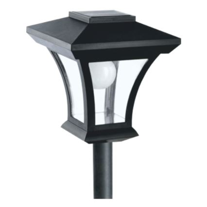 LED päikesepaneeliga välisvalgusti LED/1,2V 1800 mAh IP44 must