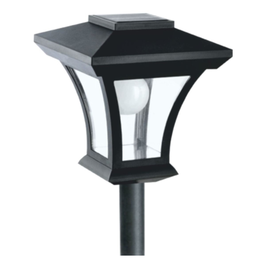LED päikesepaneeliga välisvalgusti LED/1,2V 1800 mAh IP44 must