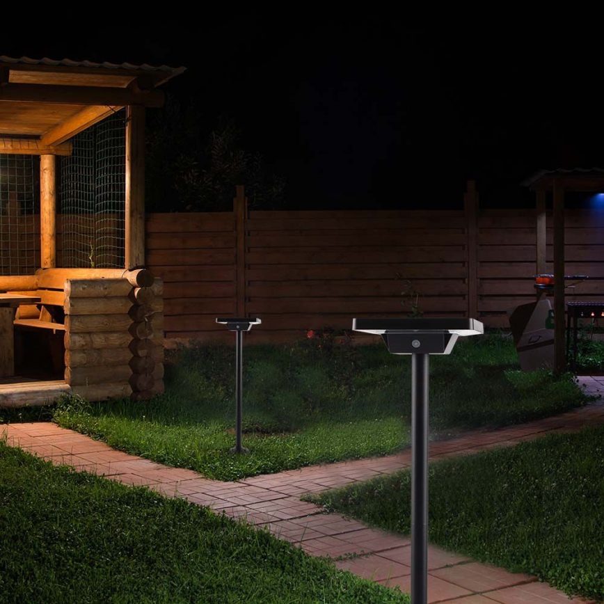 LED Päikesepaneeliga välivalgusti 2in1 LED/2W/3,7V IP65 3000/4000/6500K 2600 mAh