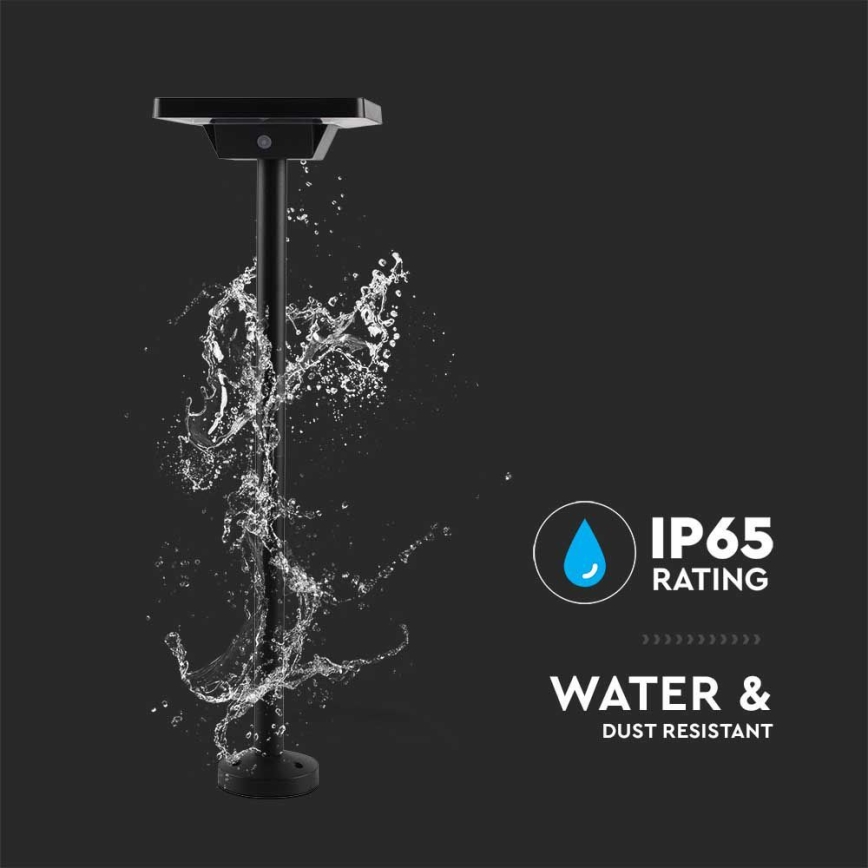 LED Päikesepaneeliga välivalgusti 2in1 LED/2W/3,7V IP65 3000/4000/6500K 2600 mAh