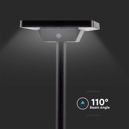 LED Päikesepaneeliga välivalgusti 2in1 LED/2W/3,7V IP65 3000/4000/6500K 2600 mAh