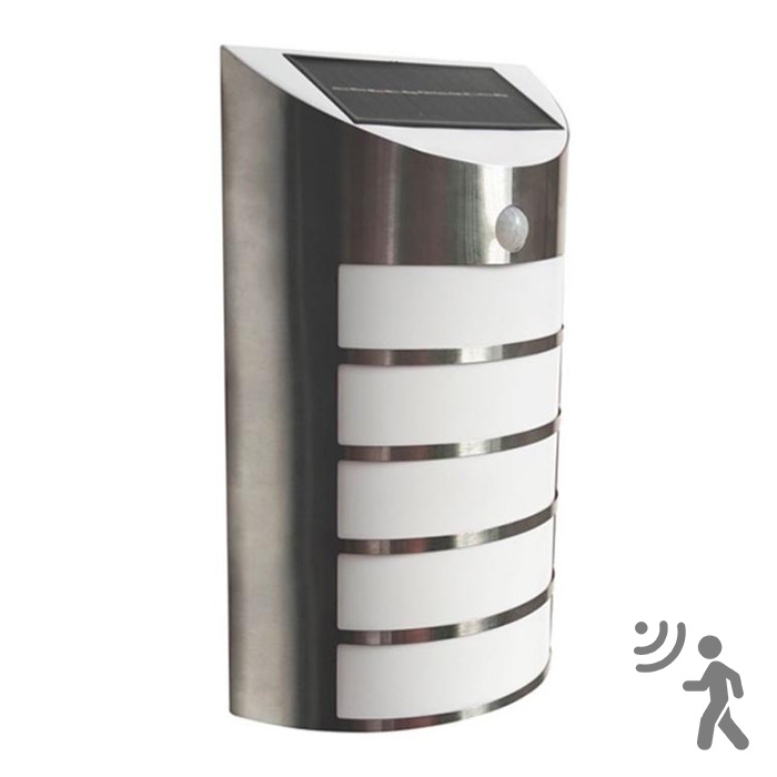 LED Päikesepatareiga seinavalgusti anduriga SAFFO LED/3,7V IP44