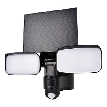 LED päikesereflektor anduriga LED/9W/3,7V 3600 mAh IP54