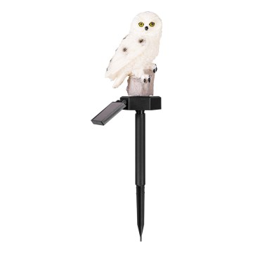 LED päikesetoitega dekoratiivvalgusti anduriga 6xLED/1,2V 3000K 40 cm 600 mAh IP44 öökull