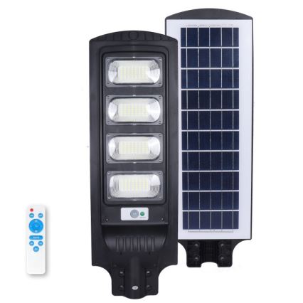 Hämardatav LED-päikesepaneeliga tänavavalgusti anduriga URBI LED/11W/3,2V 6500K 15000 mAh IP54 + kaugjuhtimispult