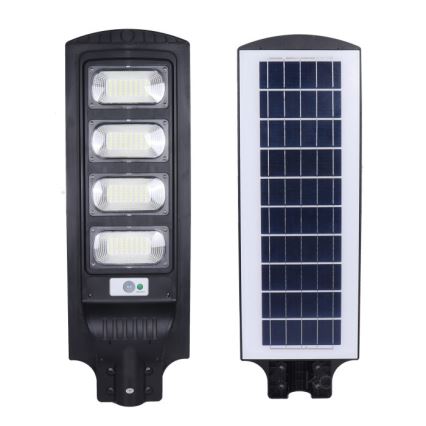 Hämardatav LED-päikesepaneeliga tänavavalgusti anduriga URBI LED/11W/3,2V 6500K 15000 mAh IP54 + kaugjuhtimispult
