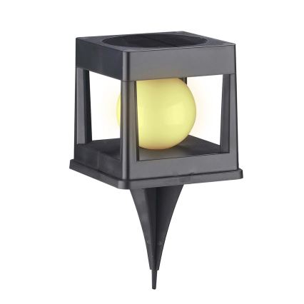 LED päikesevalgusti CUBO LED/3,7V 1200 mAh IP44 must