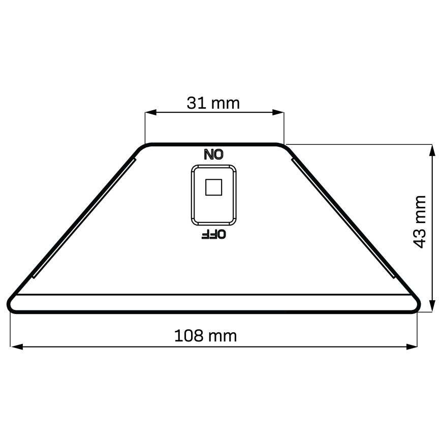 LED-päikesevalgusti ELI LED/4,5W/3,7V 500 mAh IP44 must
