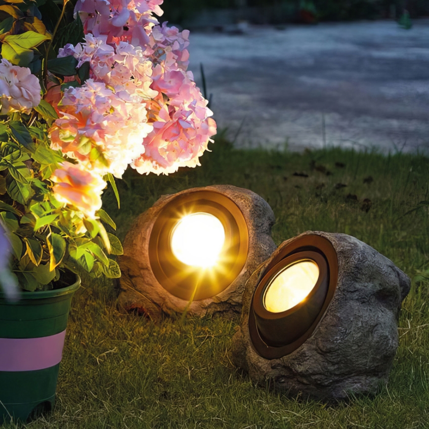 LED päikesevalgusti LED/1,2V 1000 mAh IP44 kivi