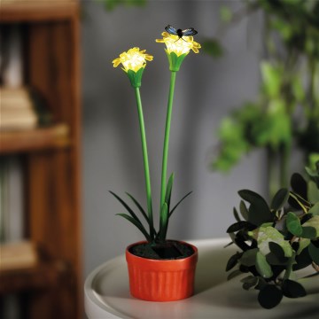 LED päikesevalgusti LED/1,2V 200 mAh IP44 lillekujuline